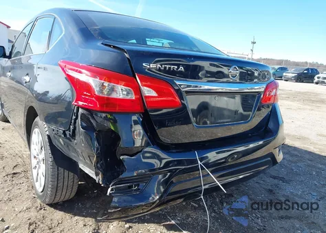 2017 Nissan Sentra S из США, поврежденный, VIN 3N1AB7AP8HY307715